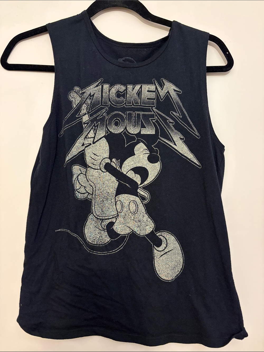 Disney Black Tank with Mickey Graphic
